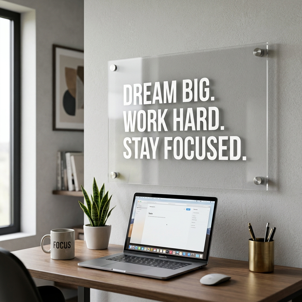 Office Quote Acrylic Display — photo 2 of 7