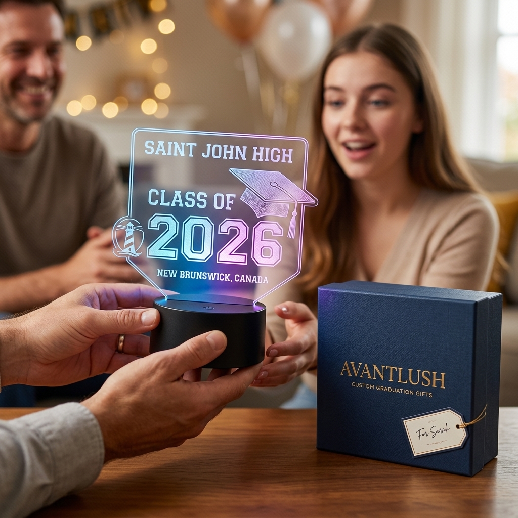 Personalized Graduation LED Lamp – Class of 2026 Custom Acrylic Photo Light Gift (Canada) — photo 4 of 11