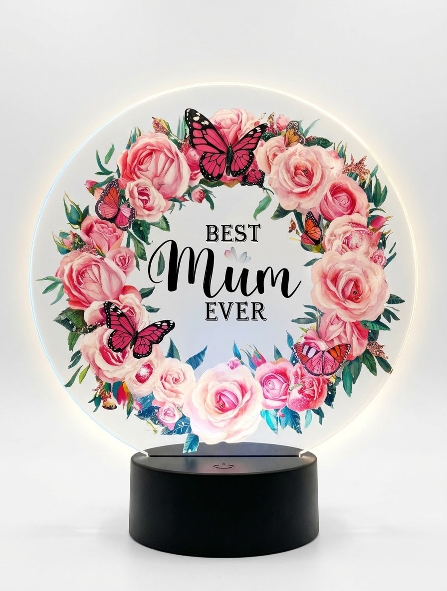 Best Mum Ever LED Acrylic Lamp Canada – Mother’s Day Gift